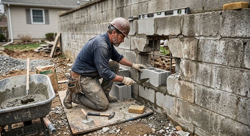 Block Work Repair in Weatherford, TX