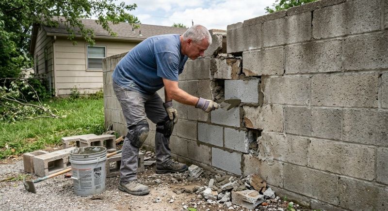 Block Work Repair in Weatherford, TX