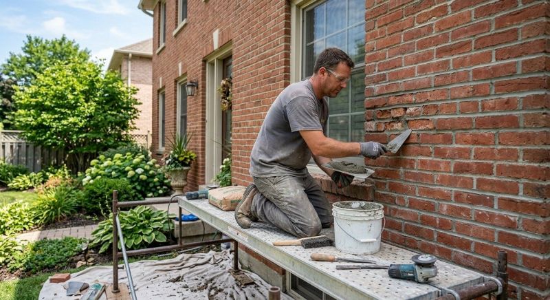 Brick Flatwork Repair in Palo Pinto County, TX