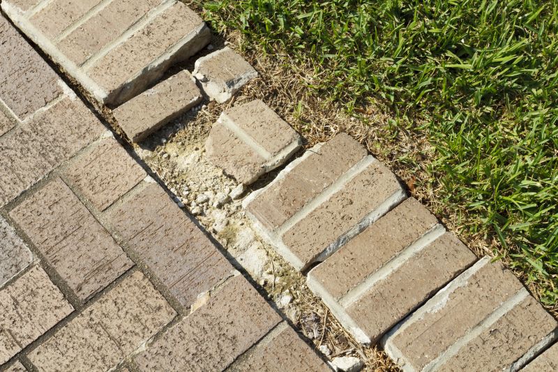 Brick Pathway Repair in Weatherford, TX