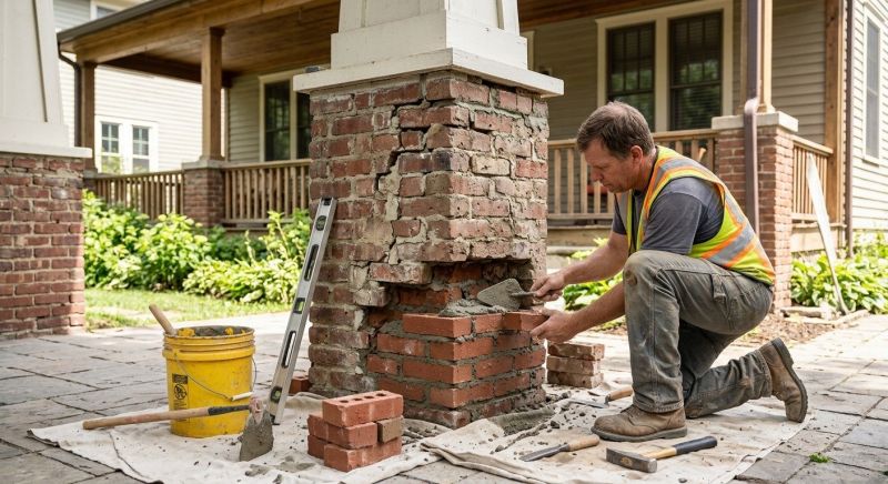 Brick Restoration in Parker County, TX