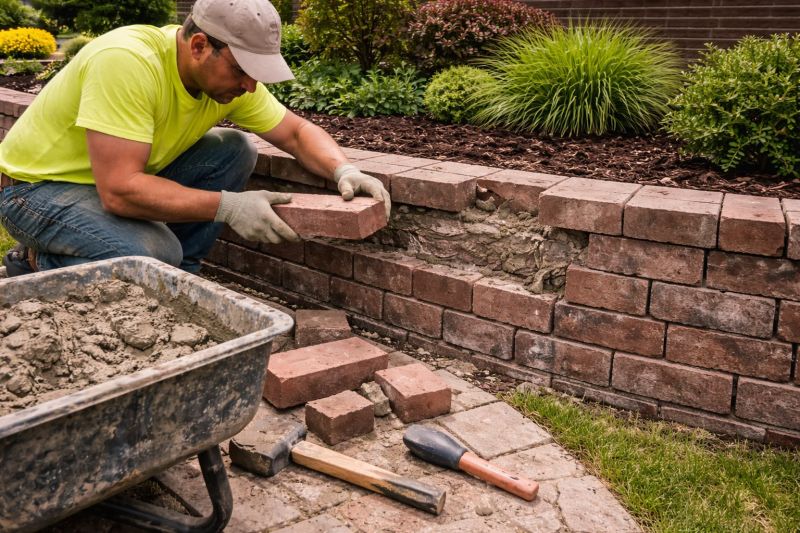 Brick Wall Repair in Cresson, TX