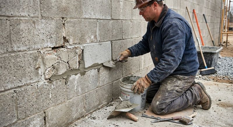 Brick Wall Repair in Weatherford, TX