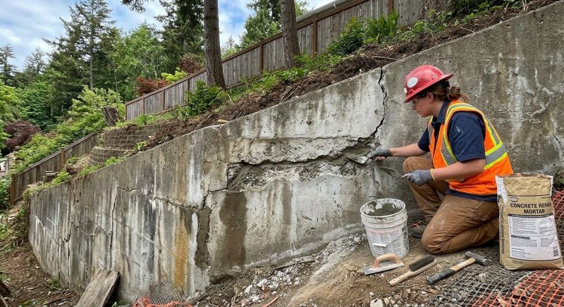 Retaining Wall Repair in Cresson, TX