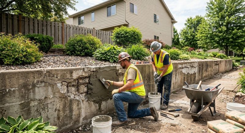 Retaining Wall Repair in Weatherford, TX