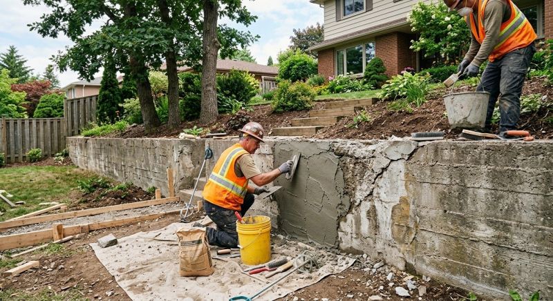 Retaining Wall Repair in Mineral Wells, TX