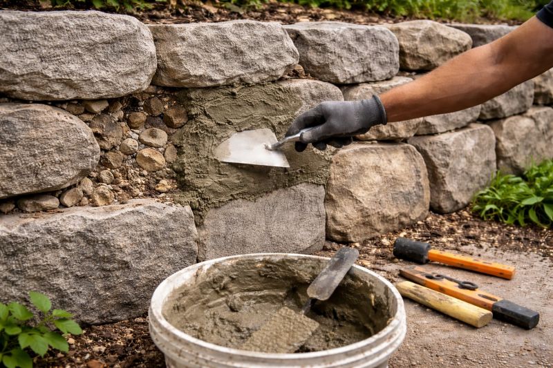 Retaining Wall Repair in Mineral Wells, TX