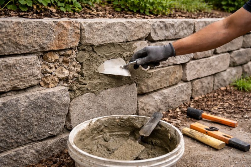 Retaining Wall Repair in Mineral Wells, TX