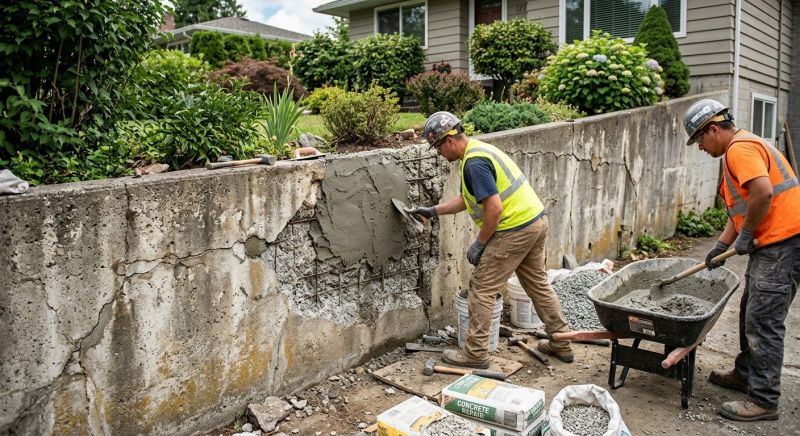 Retaining Wall Repair in Palo Pinto County, TX