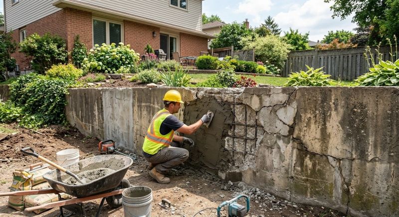 Retaining Wall Repair in Parker County, TX