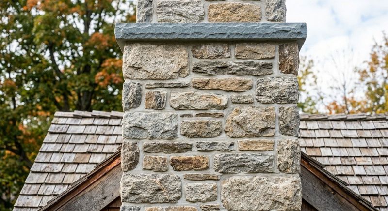 Stone Chimney Installation in Weatherford, TX
